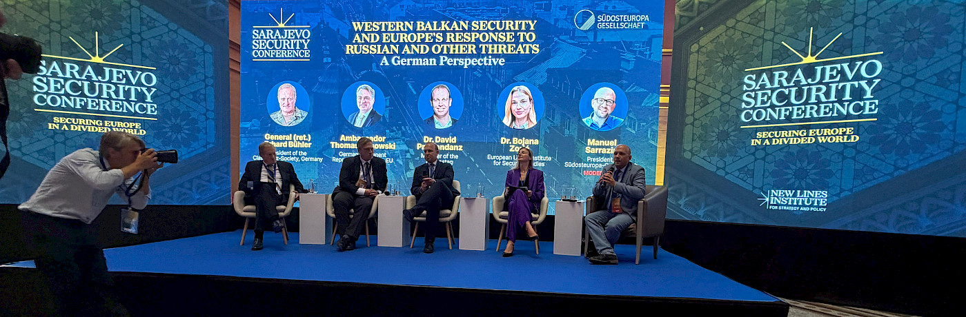 Sarajevo Security Conference | Western Balkan Security and Europe’s Response to Russian and Other Threats – A German Perspective