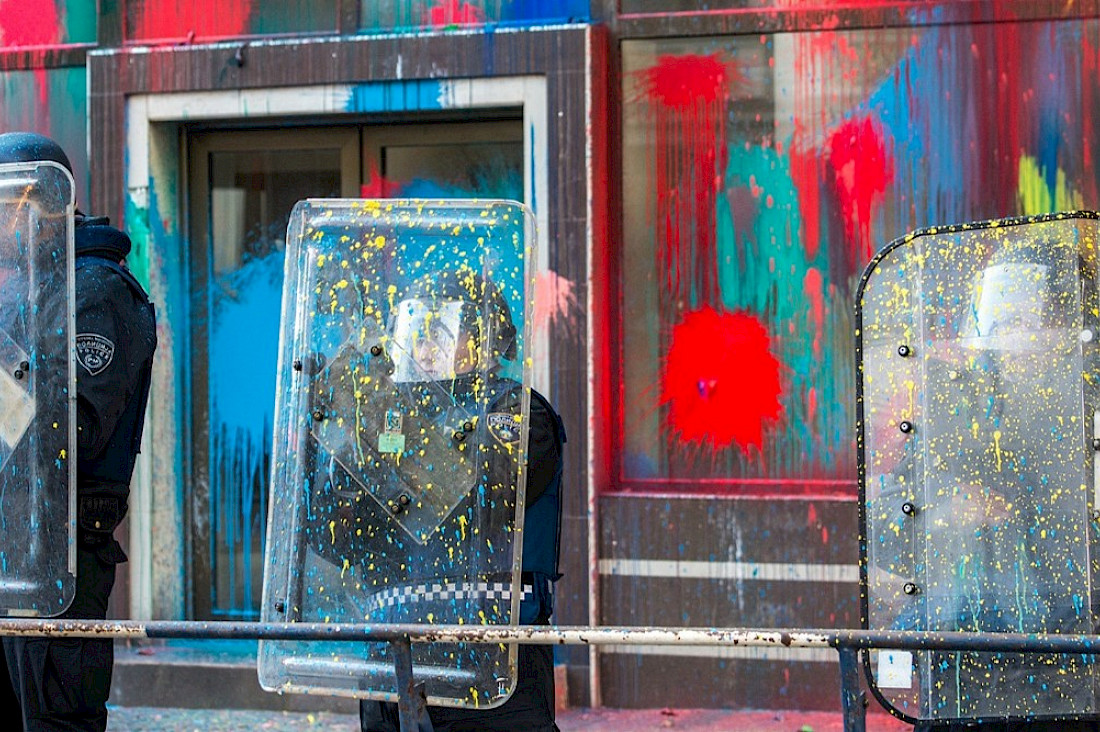 Colourful Revolution in Skopje, 2016 © Протестирам МК, CC BY-SA 3.0 httpscreativecommons.org/licenses/by-sa/3.0/, via Wikimedia Commons